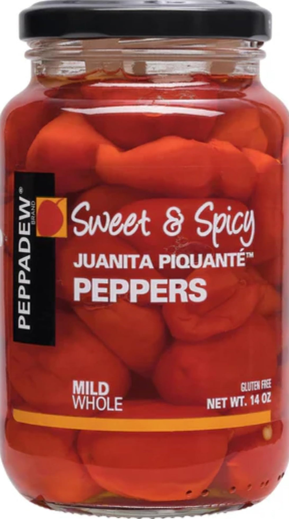 PEPPADEW jar front view showing label and whole peppers for quick pantry flavor