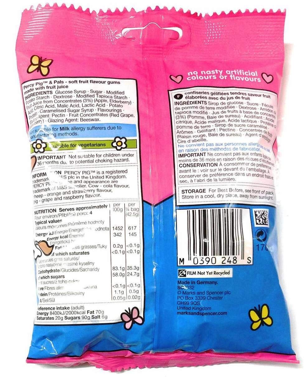 Close-up of Percy Pigs gummy texture and pig shapes — Percy Pigs chewy fruit-juice flavour benefit