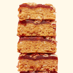Perfect Bar unwrapped bar close-up highlighting real fruit and nuts