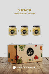 Perfect Choice spread on toasted crostini showing appetizer use and crowd-pleasing appeal