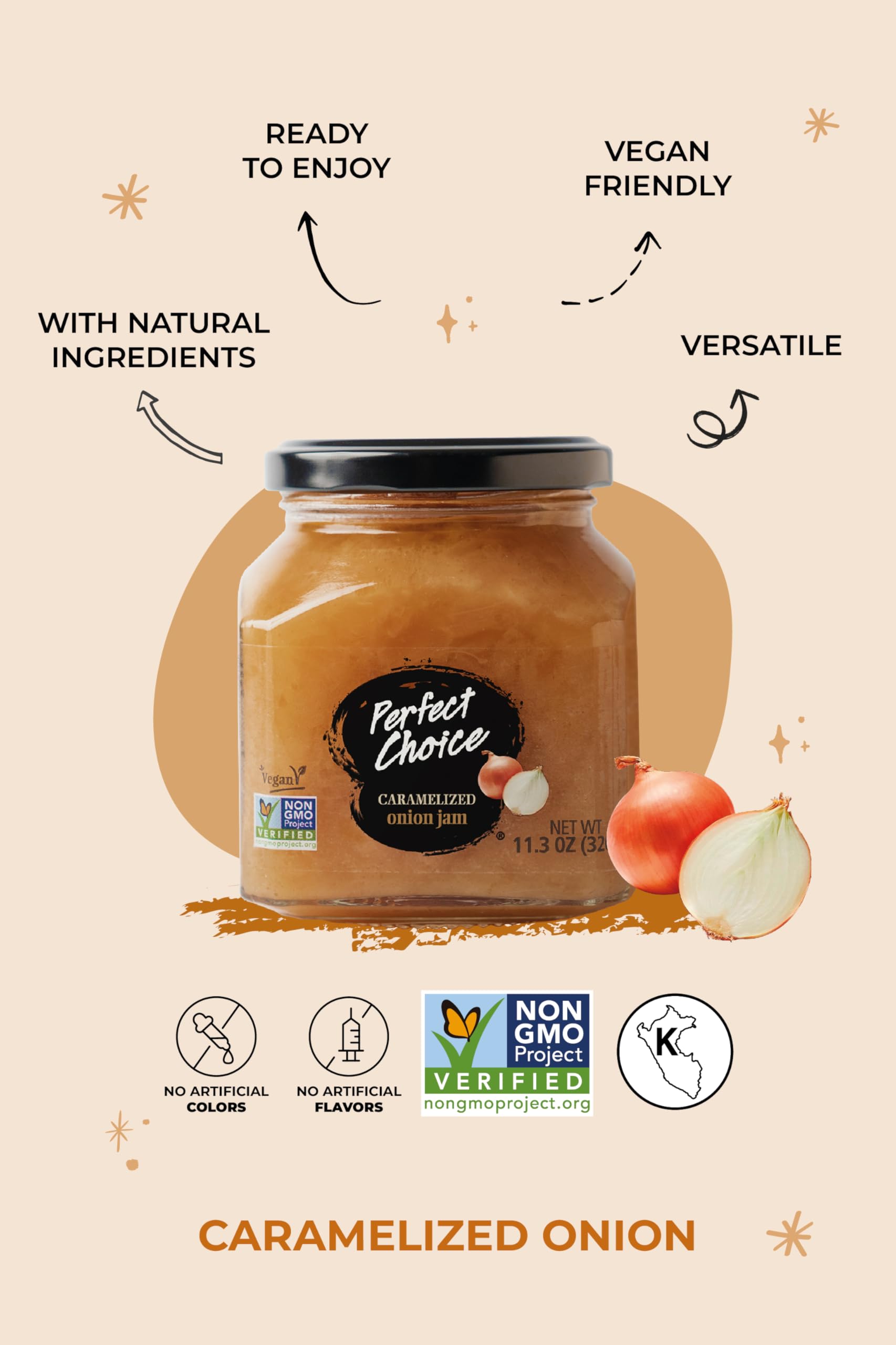 Perfect Choice close-up texture highlighting chunky spread and homemade appearance
