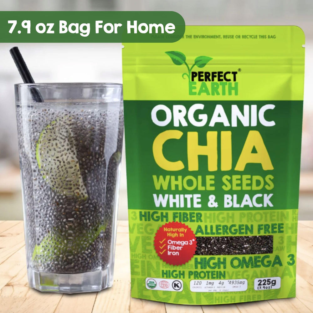 Perfect Earth chia used in baking on counter showing versatile ingredient use