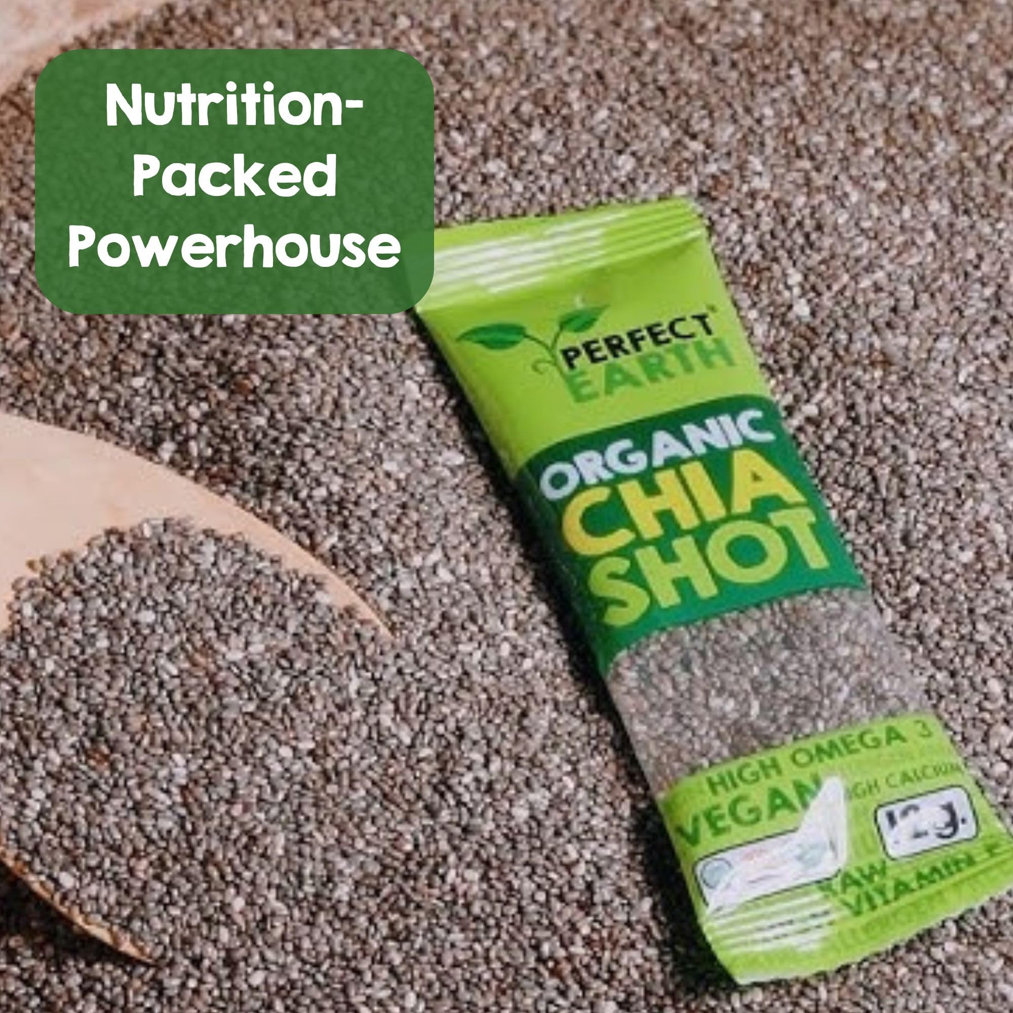 Perfect Earth product label with organic and non‑GMO certifications
