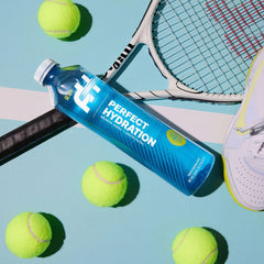 Perfect Hydration bottle texture and clarity highlighting smooth mouthfeel