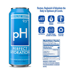 Perfect Hydration top of can opened, highlighting easy-open convenience and freshness