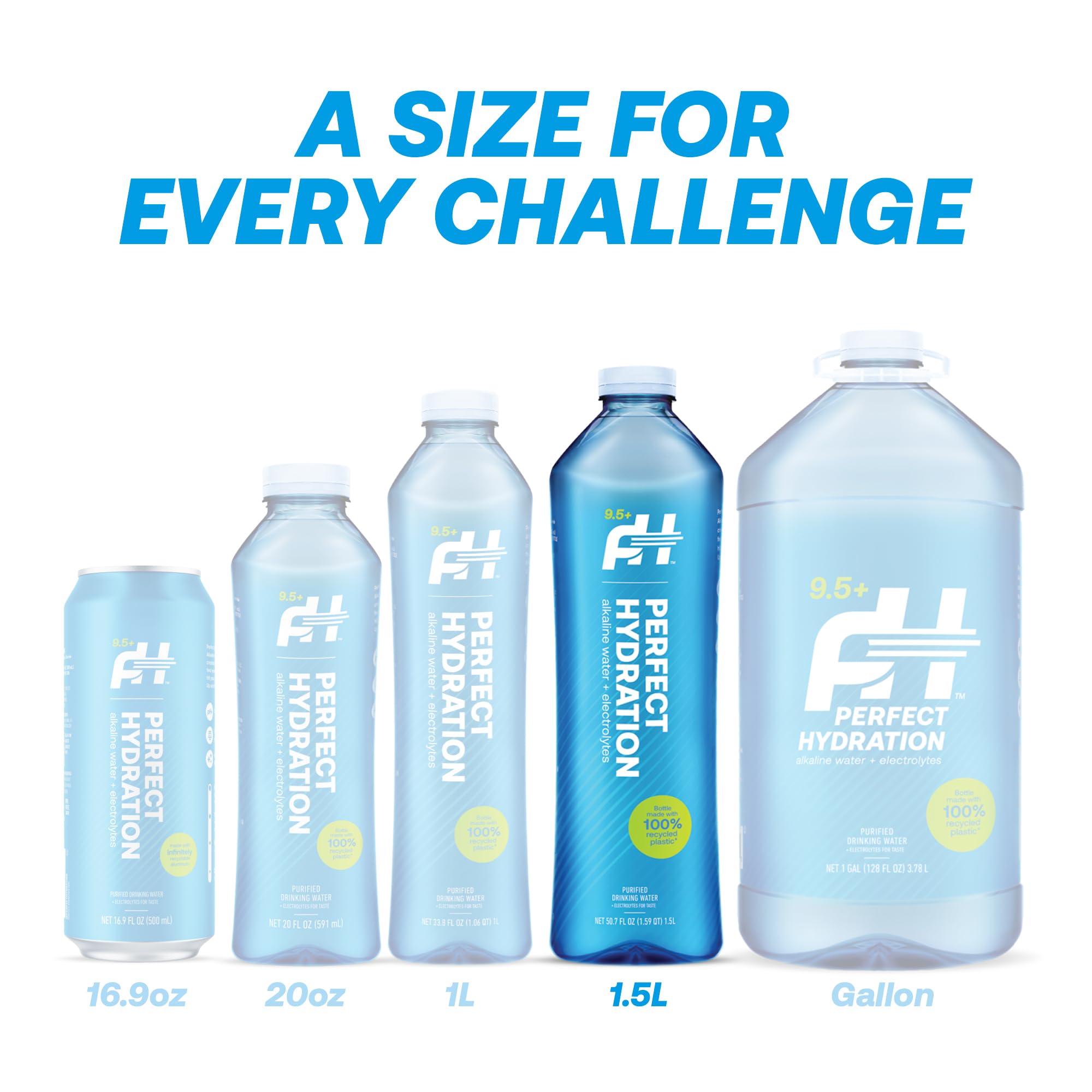 Perfect Hydration lifestyle outdoor scene showing bottle for on-the-go hydration