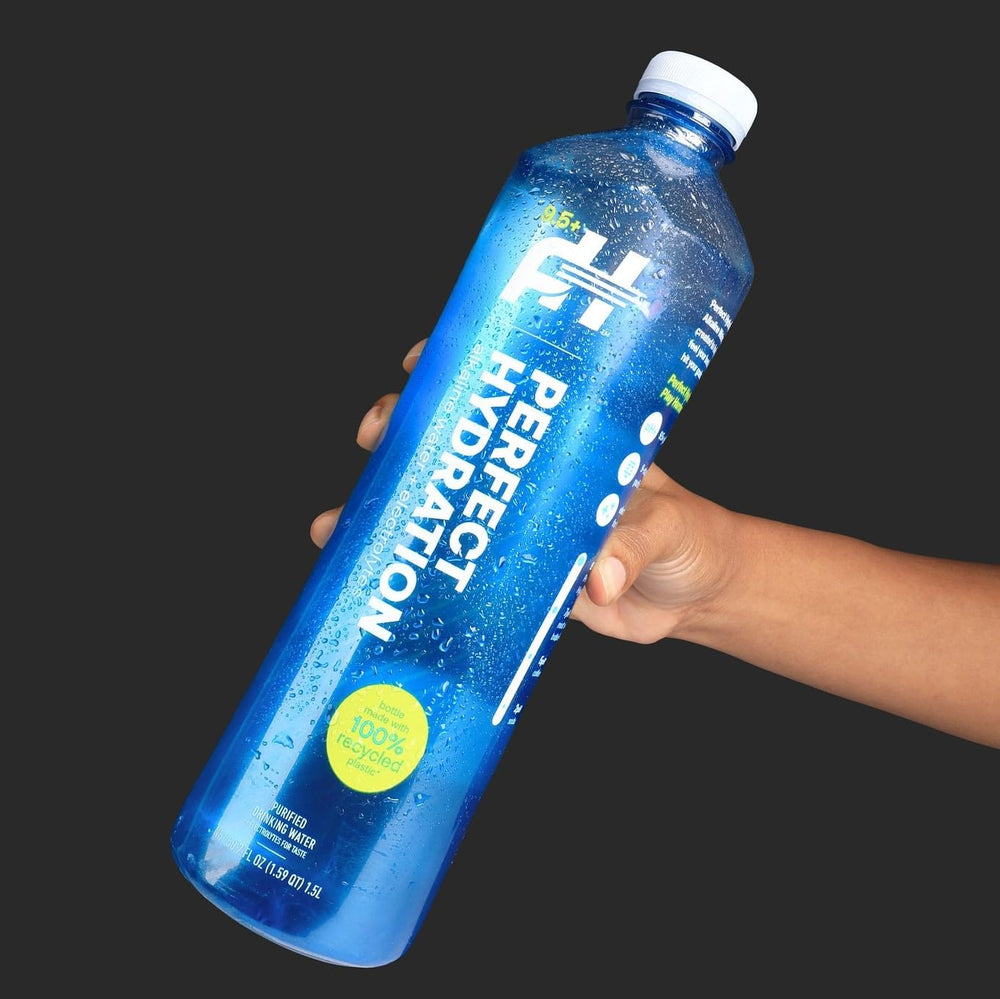 Perfect Hydration pouring into glass to show clean taste and pourability