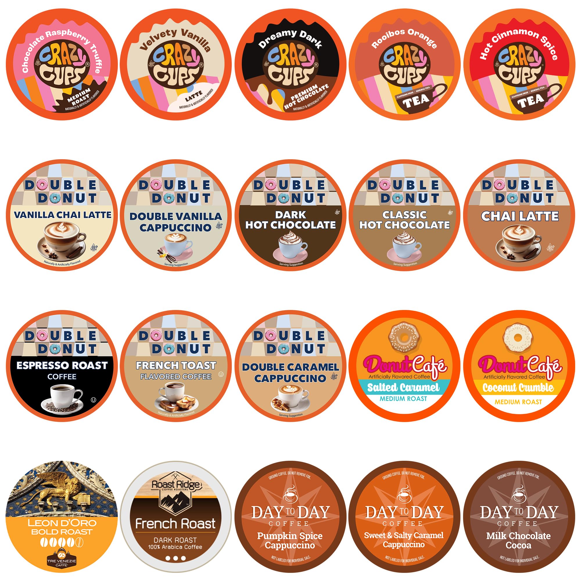 Perfect Samplers front packaging showing 20-count variety and brand benefits