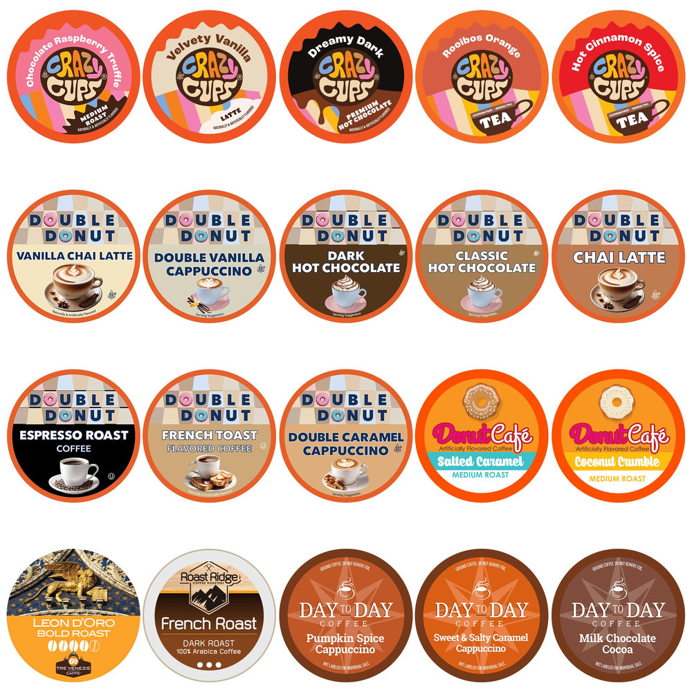 Perfect Samplers front packaging showing 20-count variety and brand benefits