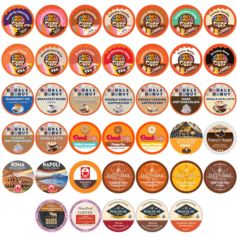 Perfect Samplers front packaging showing 40-count variety pack and brands, convenient selection