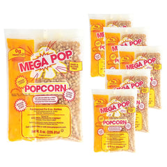 Perfectware front packaging showing four 8 oz popcorn portion packs for convenience