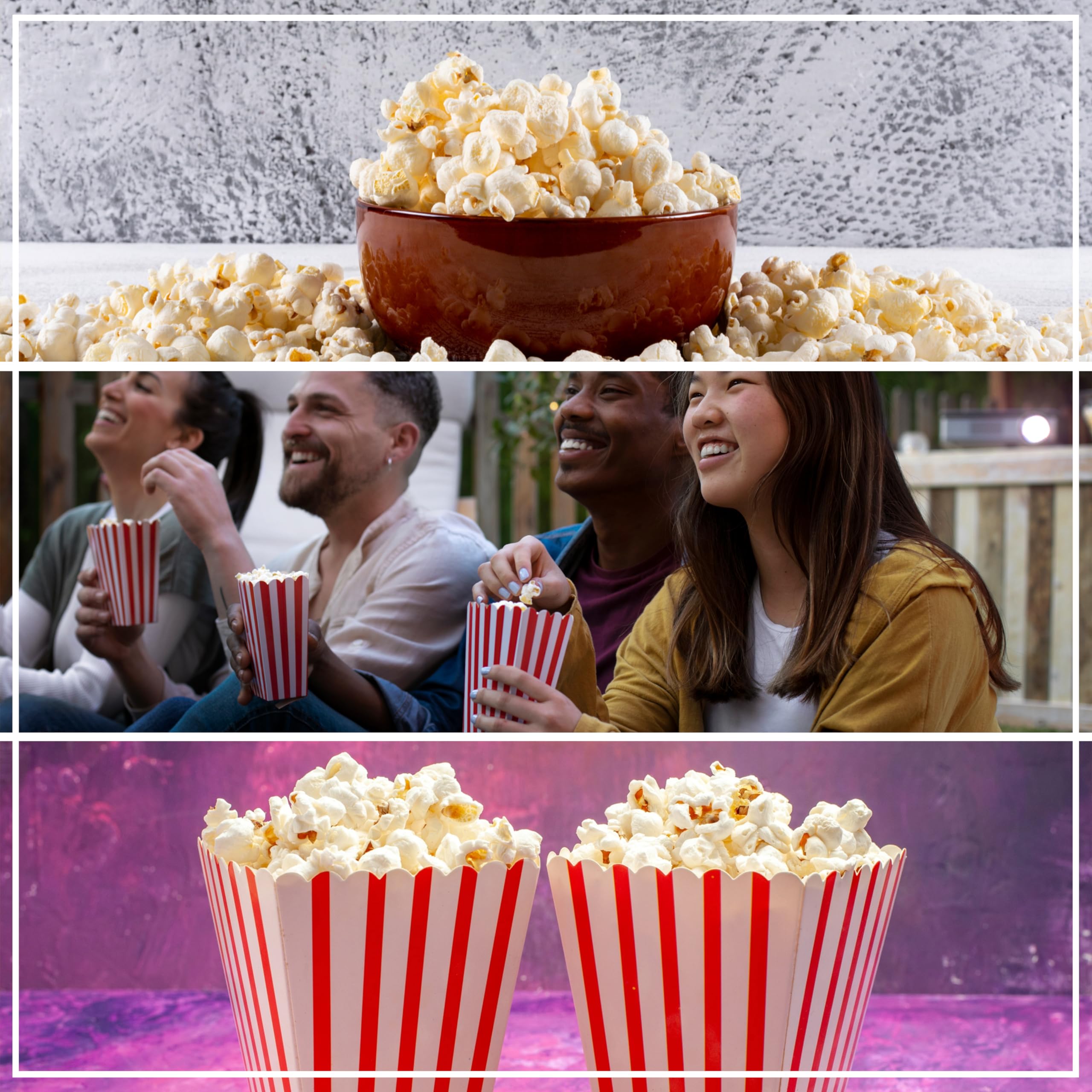 Perfectware popcorn popping in pot demonstrating fast, reliable home popping