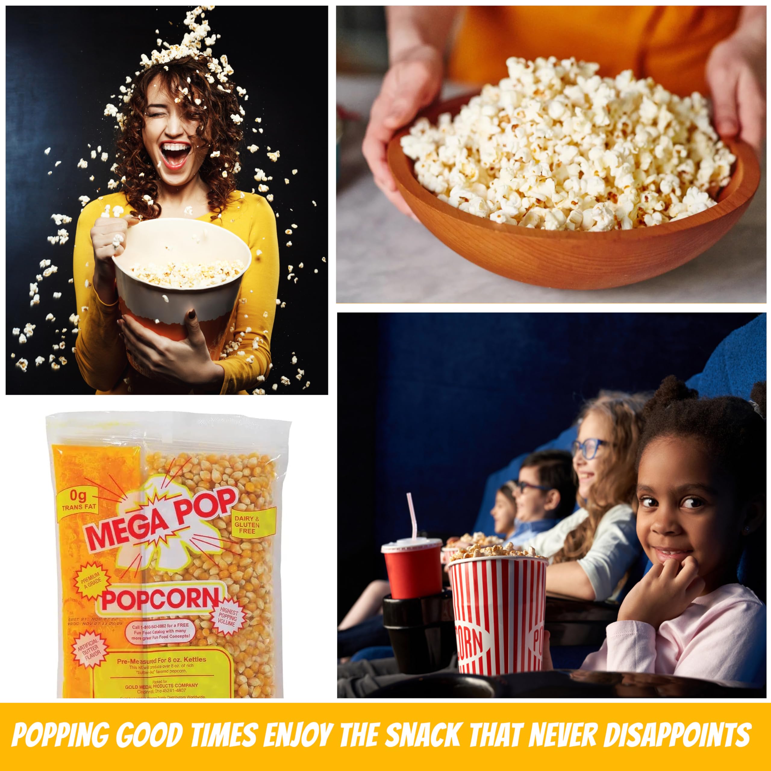 Perfectware popcorn served at party setup illustrating easy entertaining benefit