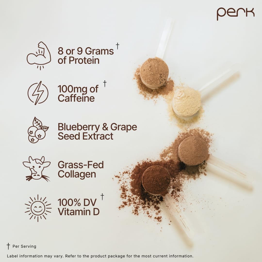Perk being mixed in a shaker bottle for quick, lump-free blending benefit