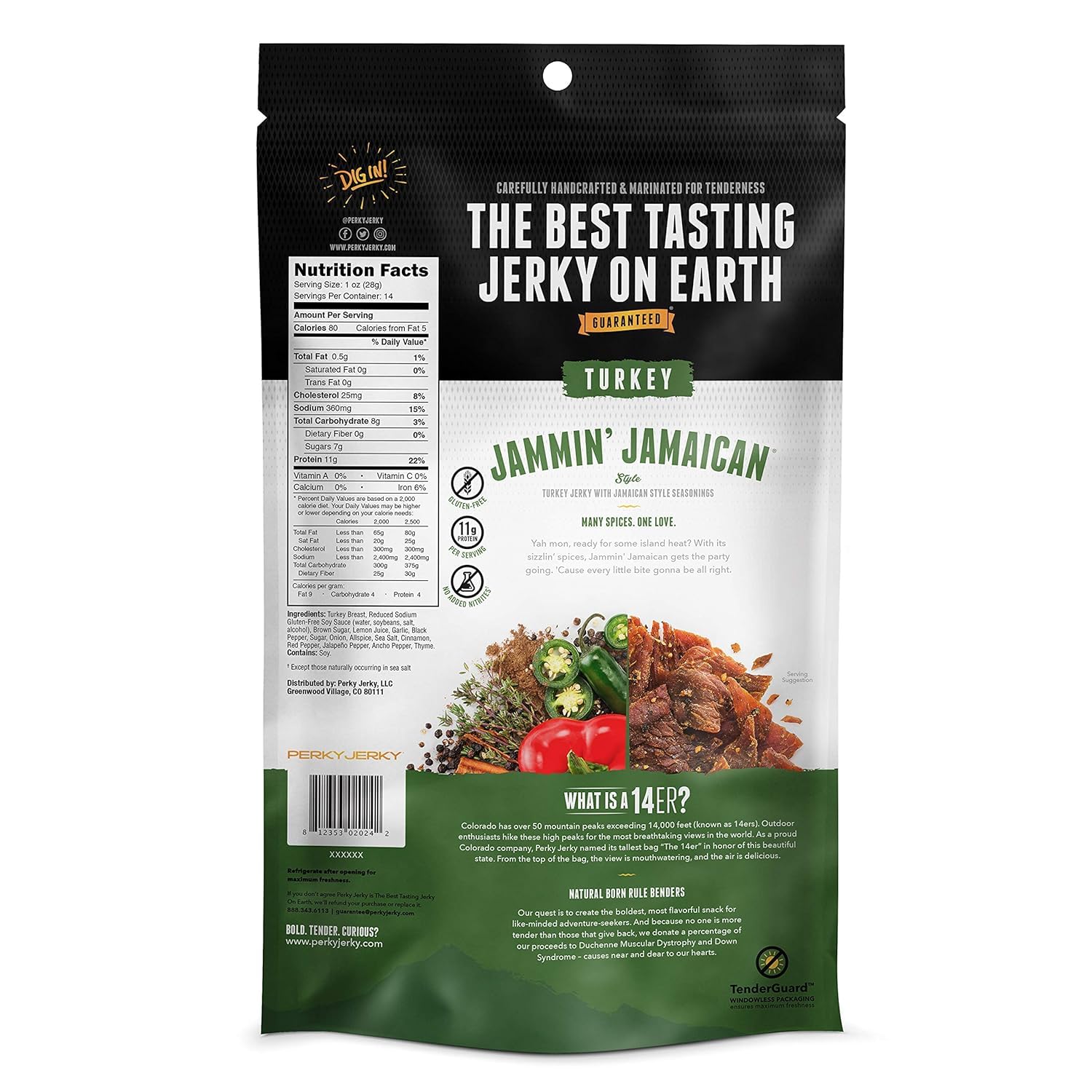 Perky Jerky close-up texture of tender turkey strips highlighting moist bite