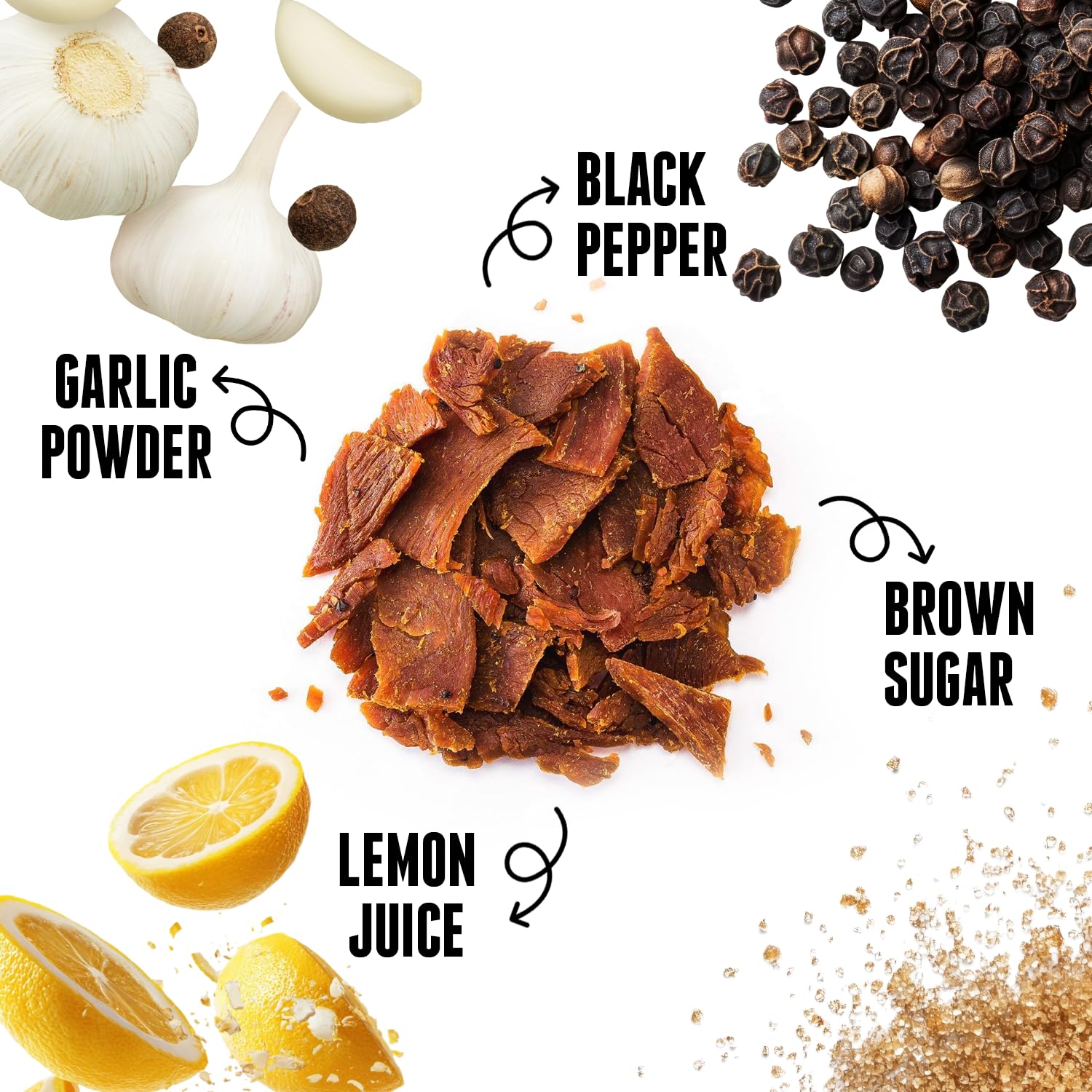 Perky Jerky open bag with visible strips ready to eat for convenient protein
