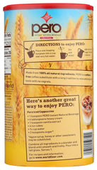 Pero powder closeup texture, roasted-grain mix highlighting rich, coffee-like appearance