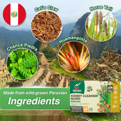 Peruvian Naturals Riñosan tea steeping in cup for easy daily brewing