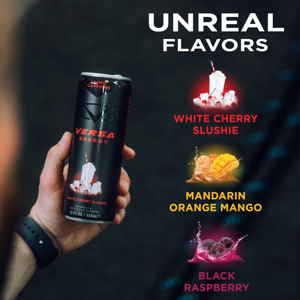 PEScience VERSA opened can top view emphasizing ready-to-drink convenience