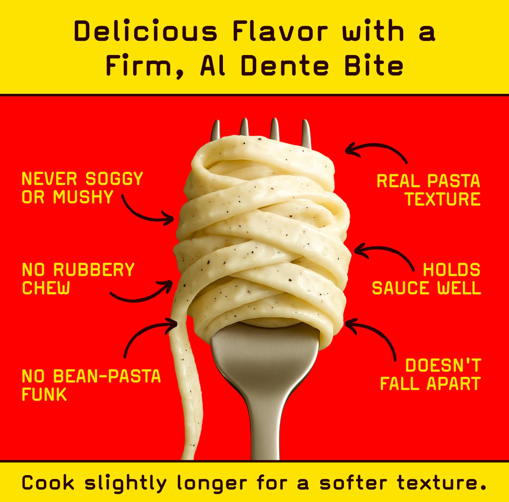Pete's Pasta cooking in a pot showing easy home preparation benefit