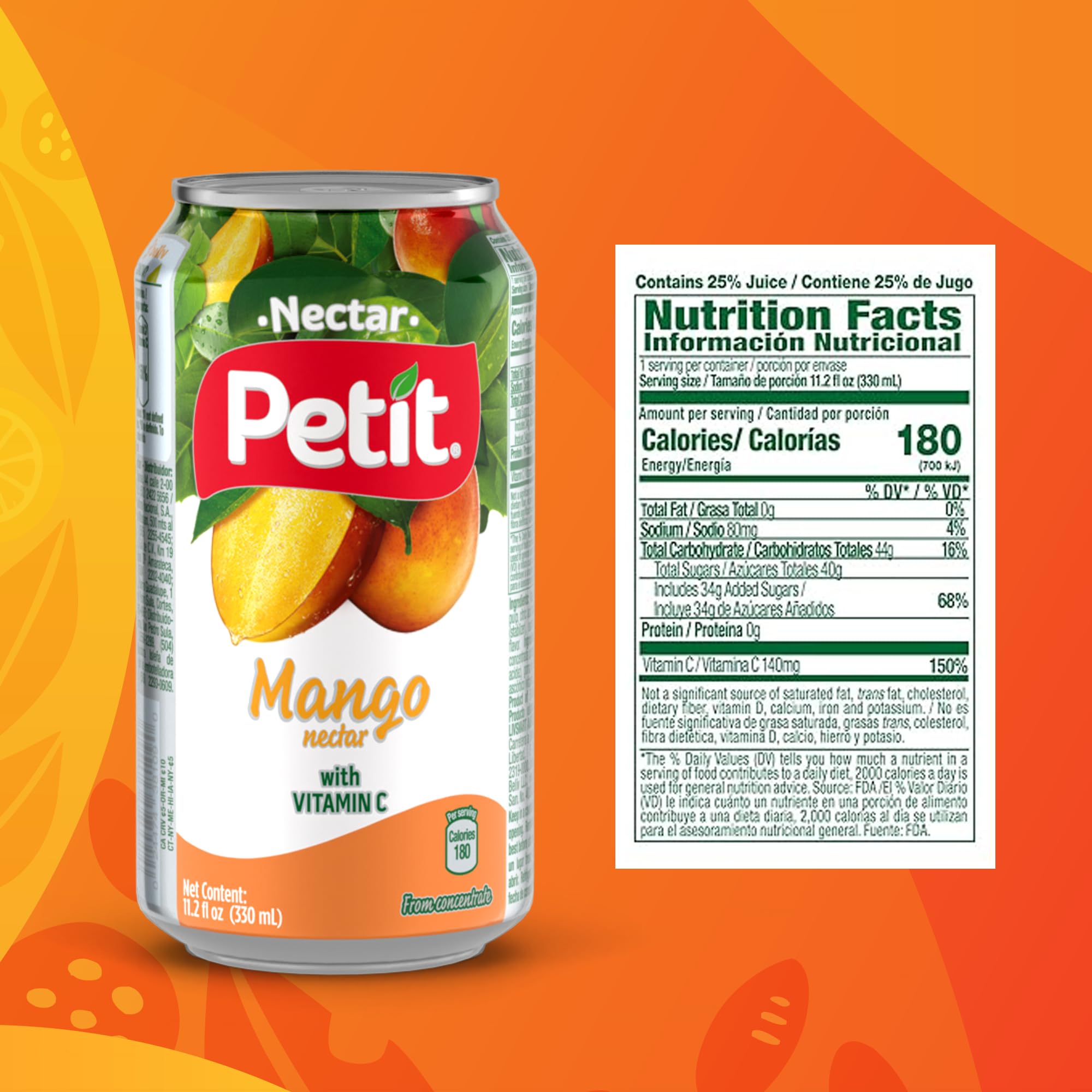 Petit can close-up texture and condensation, illustrating smooth pulp and refreshing appeal