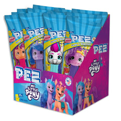 PEZ My Little Pony front packaging showing dispenser and refills, bright collectible appeal