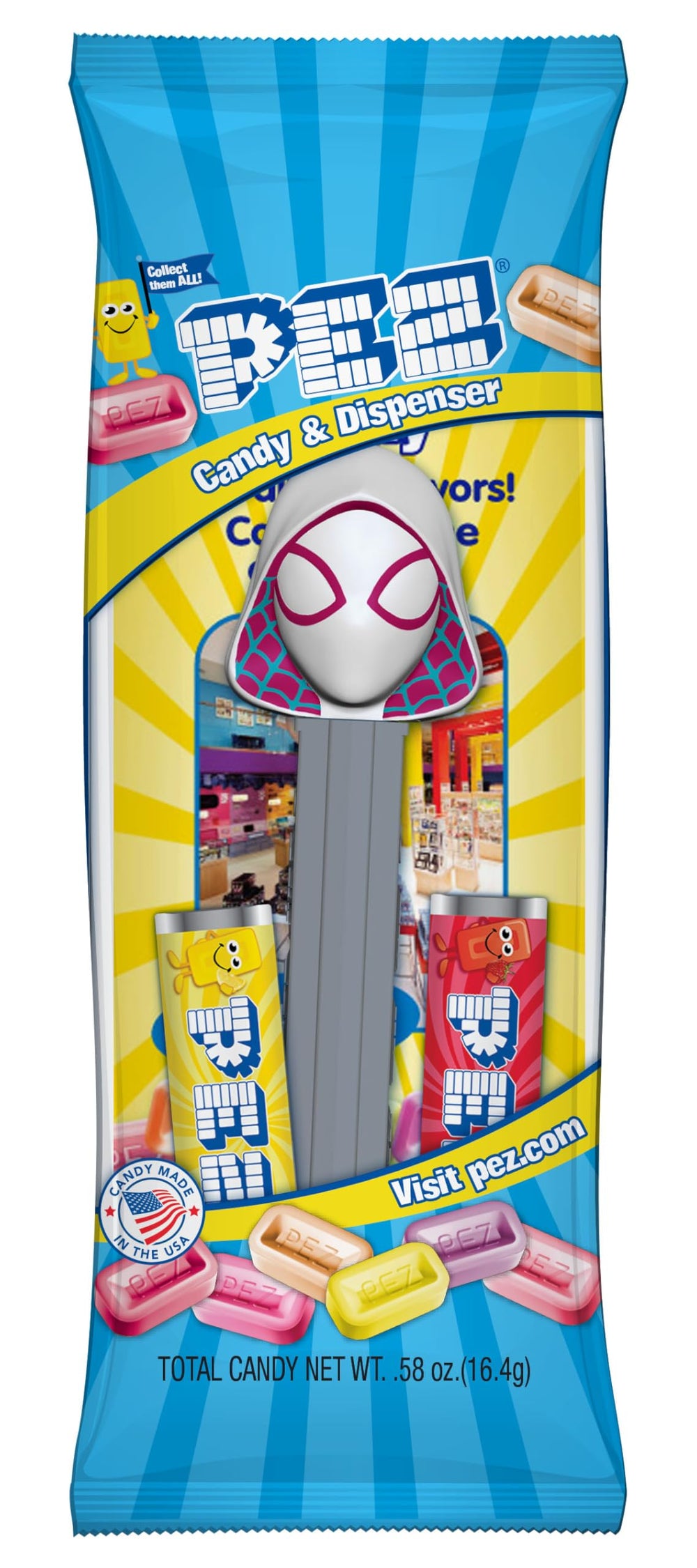 PEZ Spider-Man group arranged on party table adding themed fun
