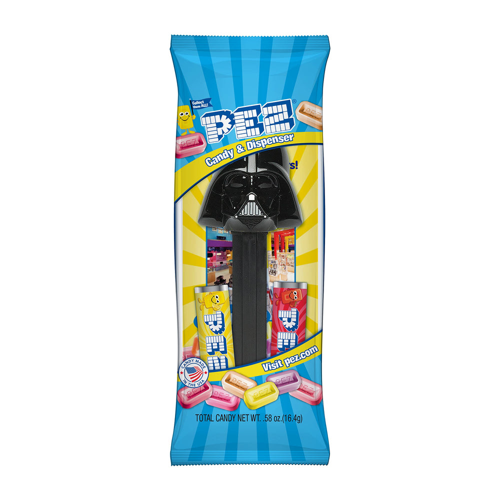Close-up of a Star Wars PEZ dispenser character head showcasing PEZ detail and collectible appeal