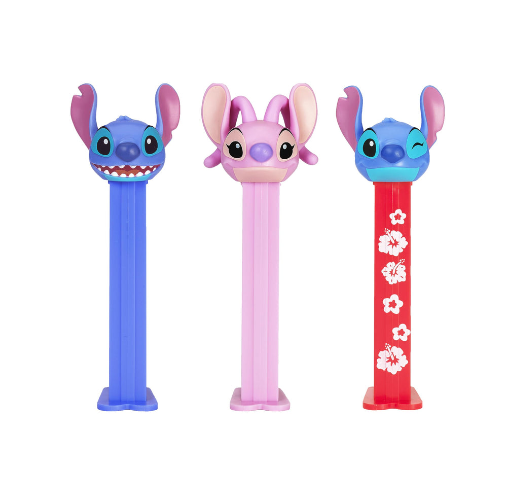Close-up of Stitch dispenser head detail illustrating PEZ quality and collectible appeal