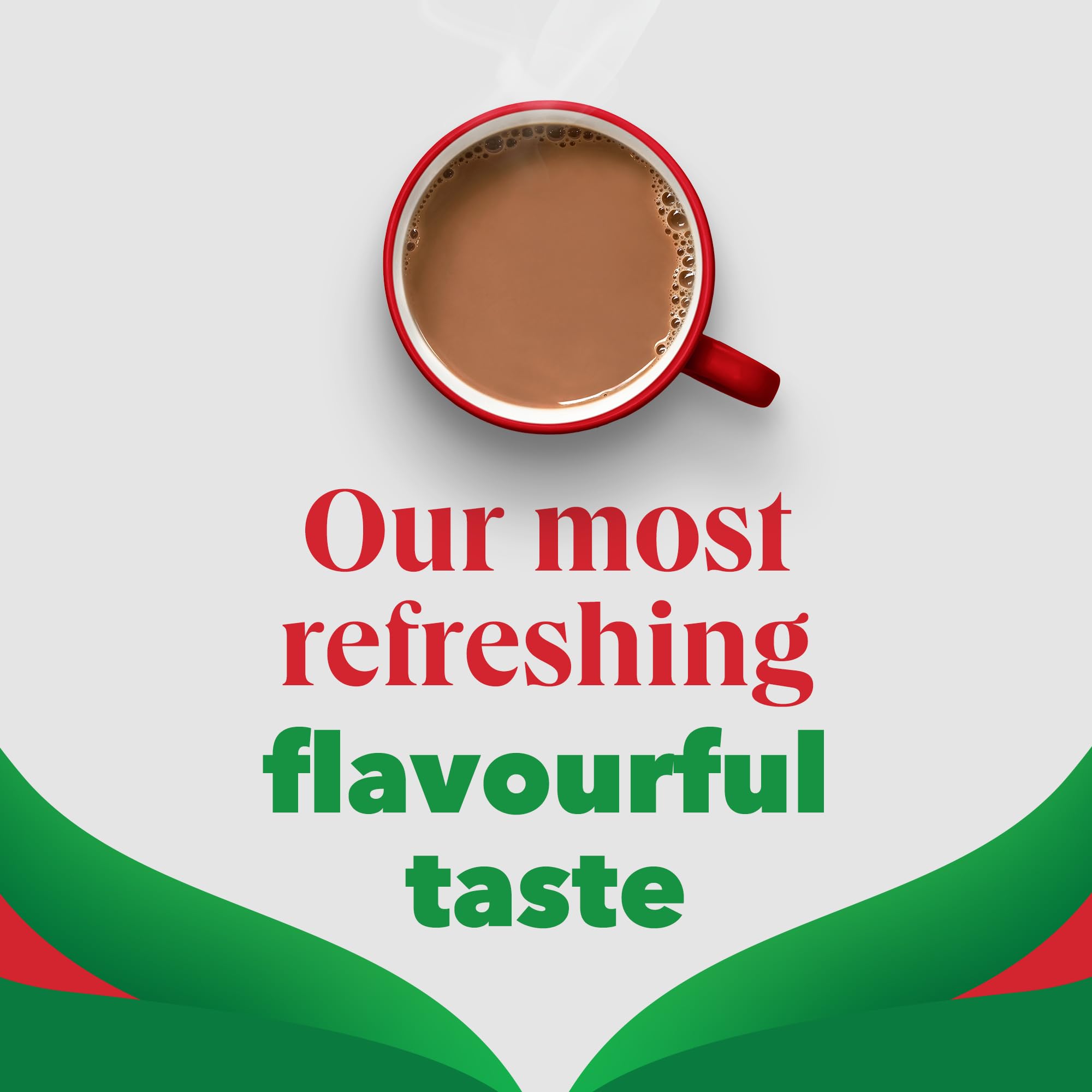 PG Tips biodegradable bag texture detail highlighting eco-friendly material benefits
