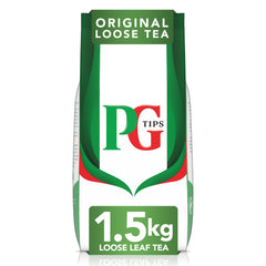 PG Tips bag front view showing 3.3 pound packaging and blend information