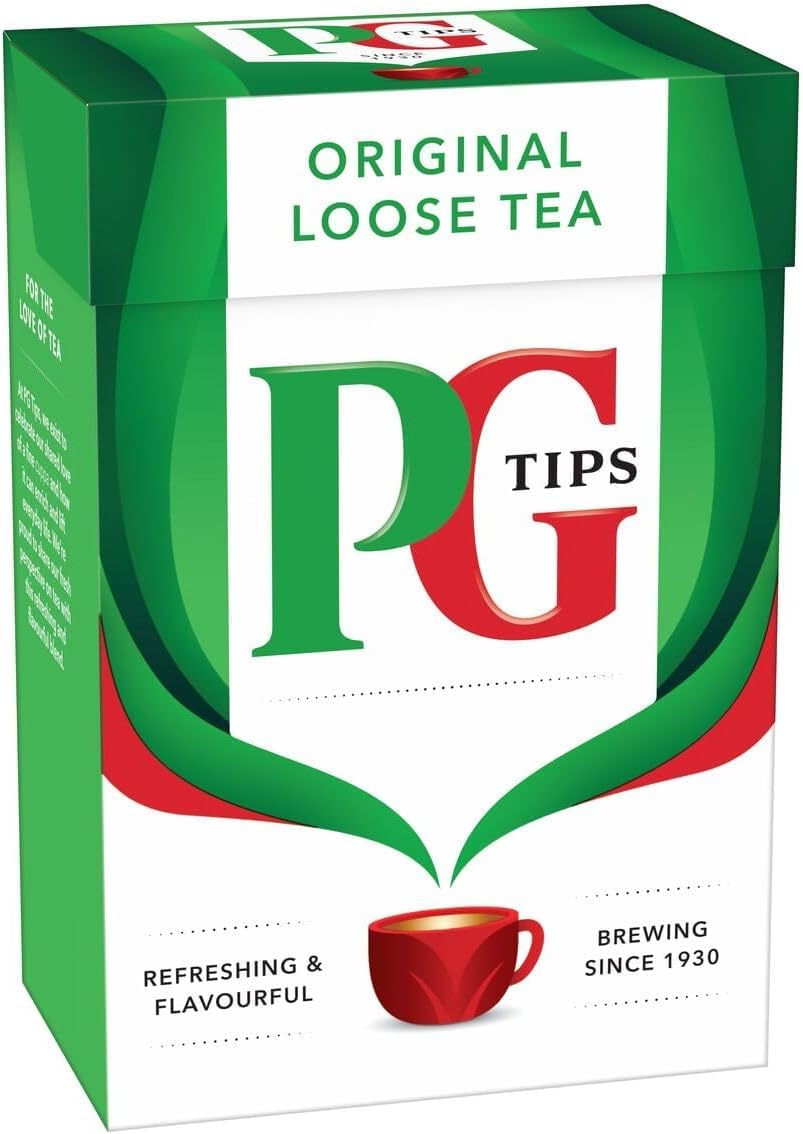 PG Tips brewed cup steaming, demonstrating strong flavor and satisfying warmth