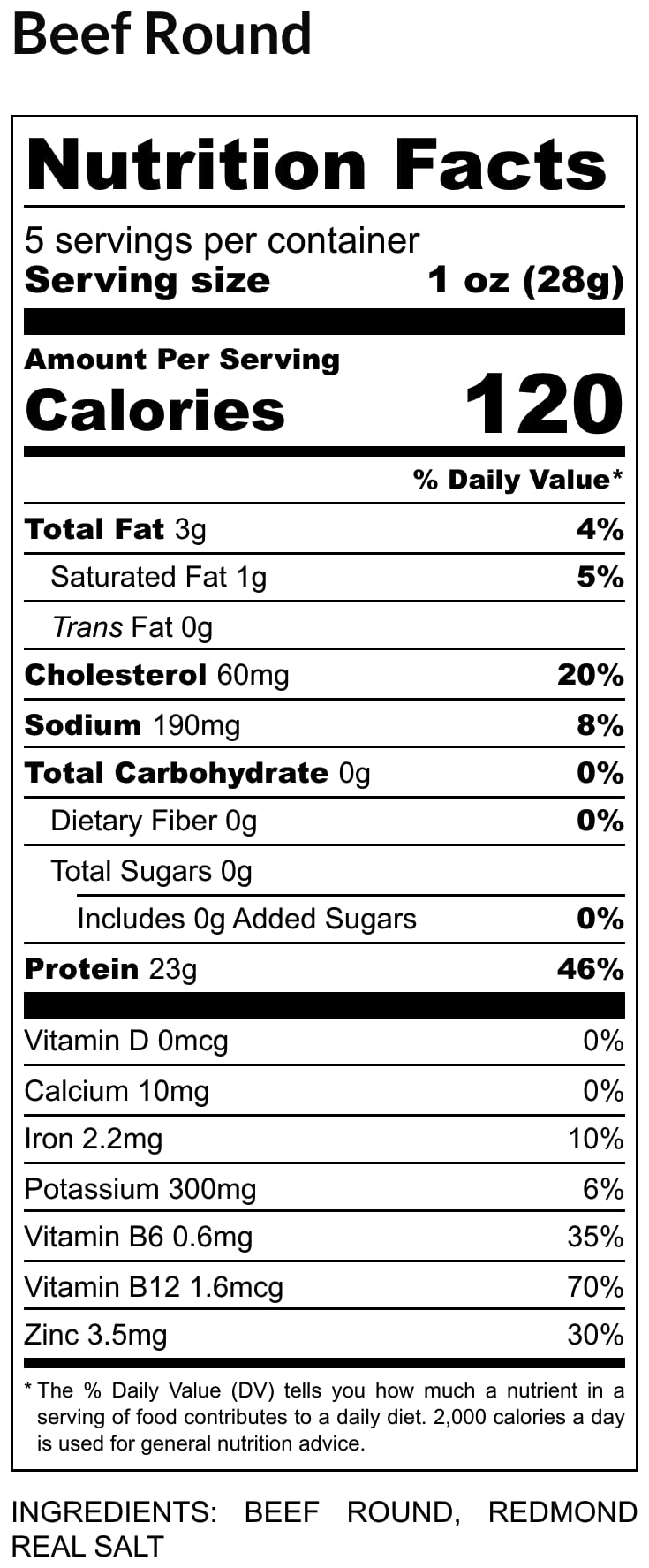 PHILLIPS BEEF CRISPS label detail displaying ingredients and simple sourcing