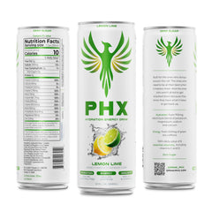 PHX close-up bubbles in can highlighting refreshing carbonation and taste