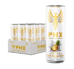 PHX pineapple front can showing brand and refreshing look for quick recognition