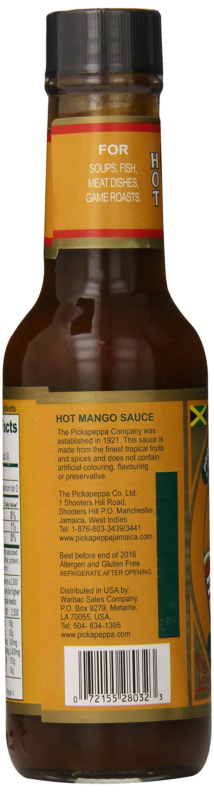 Pickapeppa mango hot sauce drizzled on grilled chicken illustrating taste enhancement and serving idea