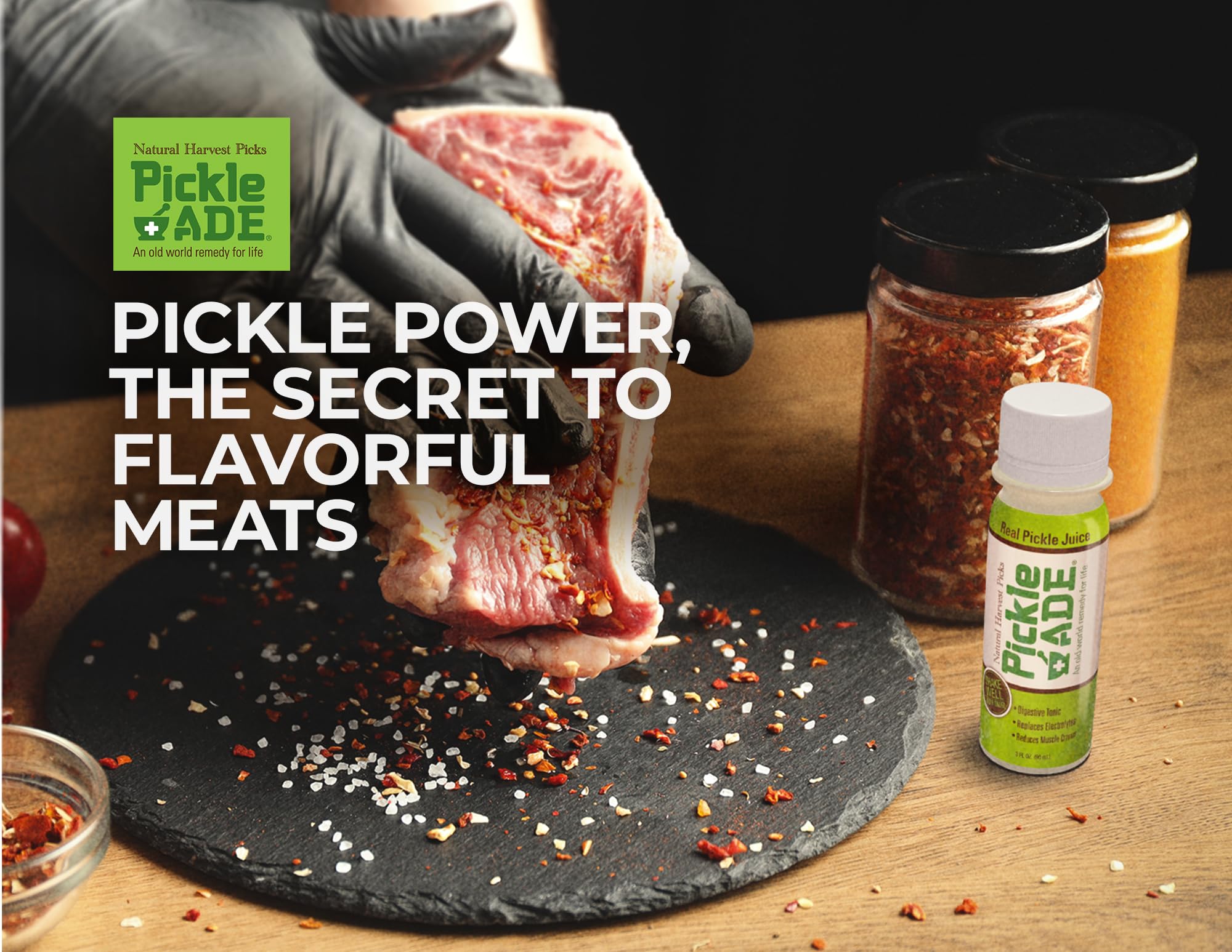 PickleAde athlete using a 3oz shot for fast electrolyte replenishment