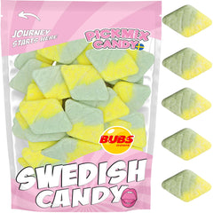 Pickmix Candy Sweden front bag shot showing BUBS Tutti Frutti and easy grab convenience