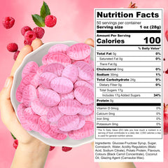 Hand holding a Bubs oval from Pickmix Candy Sweden to show size and easy snacking convenience
