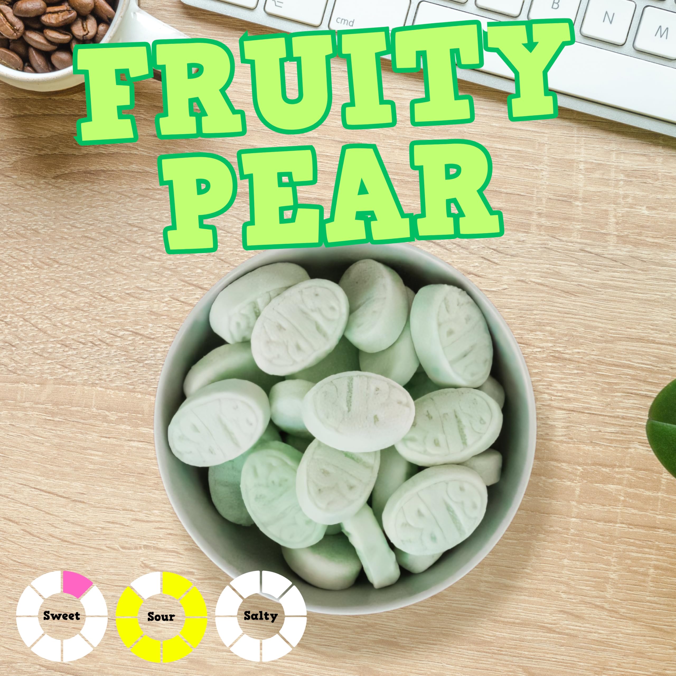 Pickmix BUBS ingredient label clear view confirms gelatin free and vegan friendly