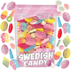 Pickmix Candy Sweden front packaging showing the 1.5 lb mix and variety for easy selection
