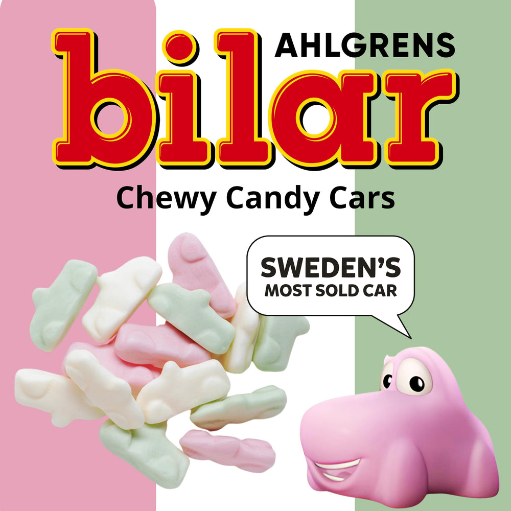 Pickmix Candy Sweden hand holding candies showing portion size and scale