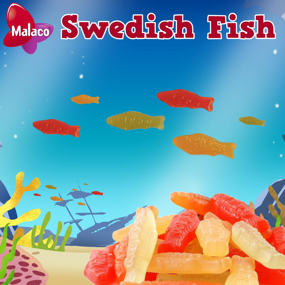 Pickmix Candy Sweden assortment shapes arrangement showing variety and fun