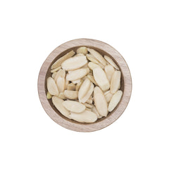 Close-up of pili nuts texture and color by Pili Hunters for fresh flavor clarity