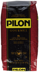 PILON whole bean front packaging highlighting roast and easy home brewing