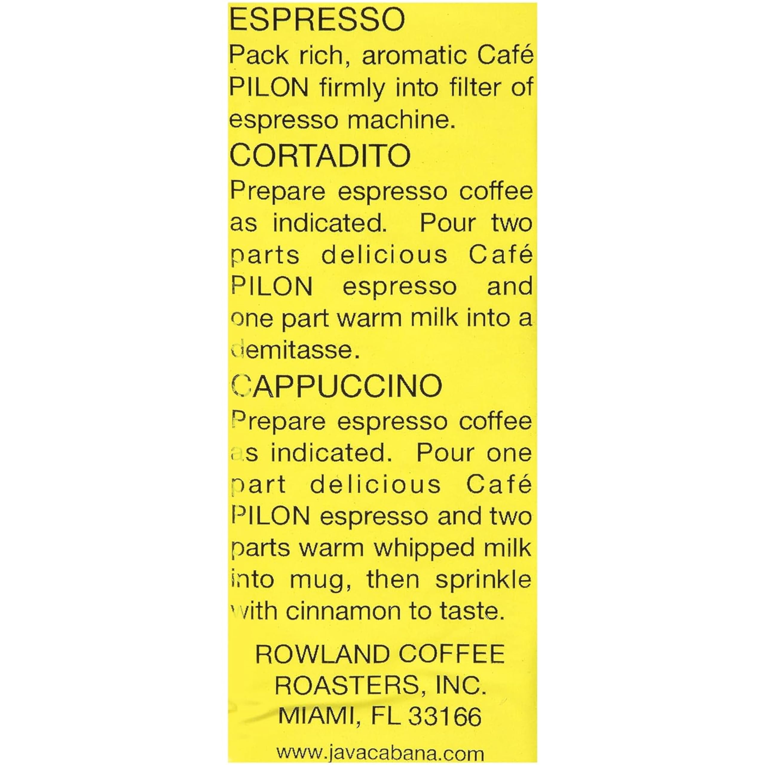 Pilon espresso poured into milk showing creamy latte preparation benefit