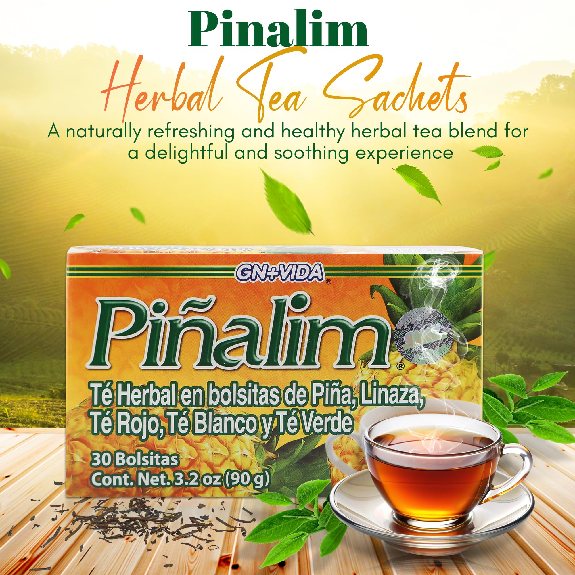 PIÑALIM sachet close-up showing texture and seal for freshness benefit