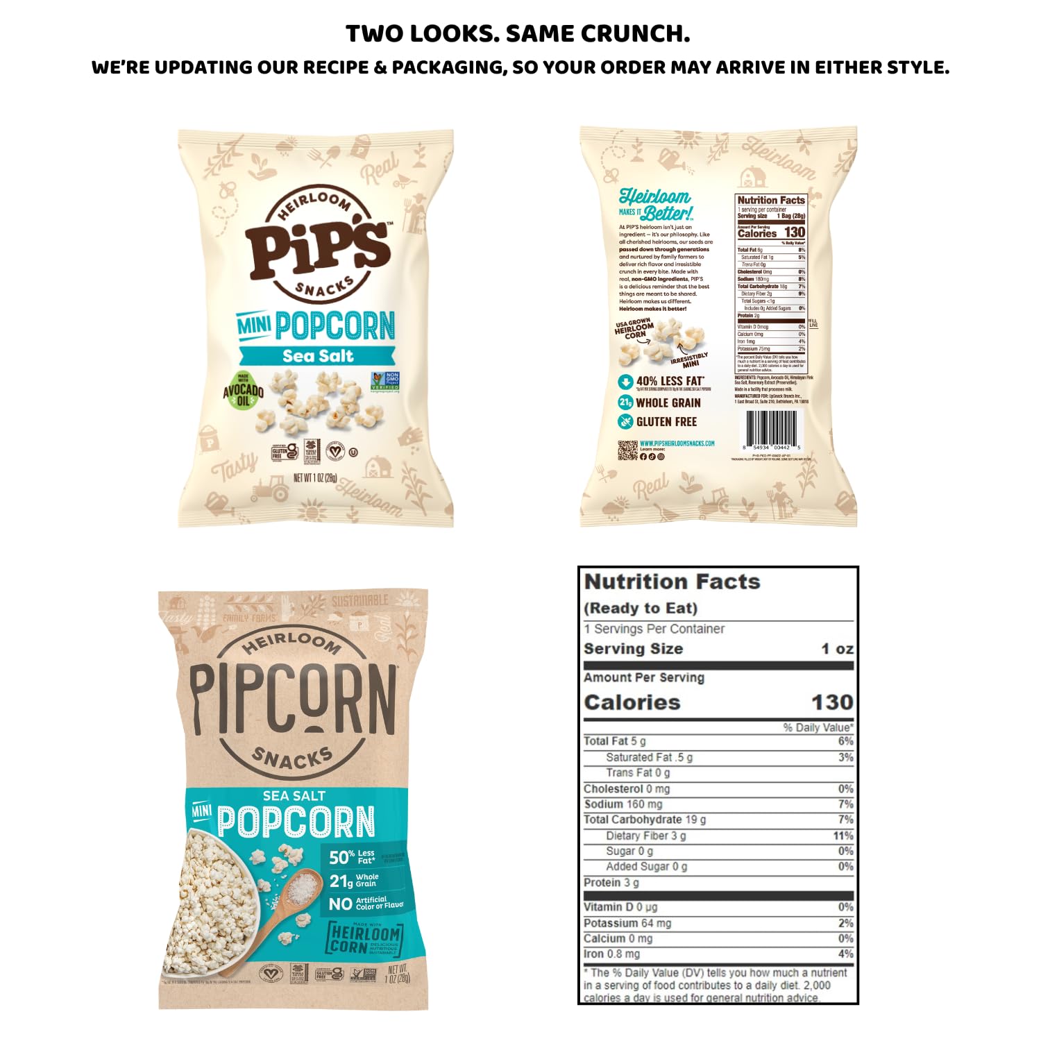 Pipcorn close-up of heirloom kernels highlighting texture and authentic flavor