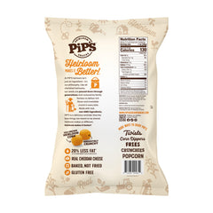 Pipcorn hand holding single bag demonstrating on-the-go convenience