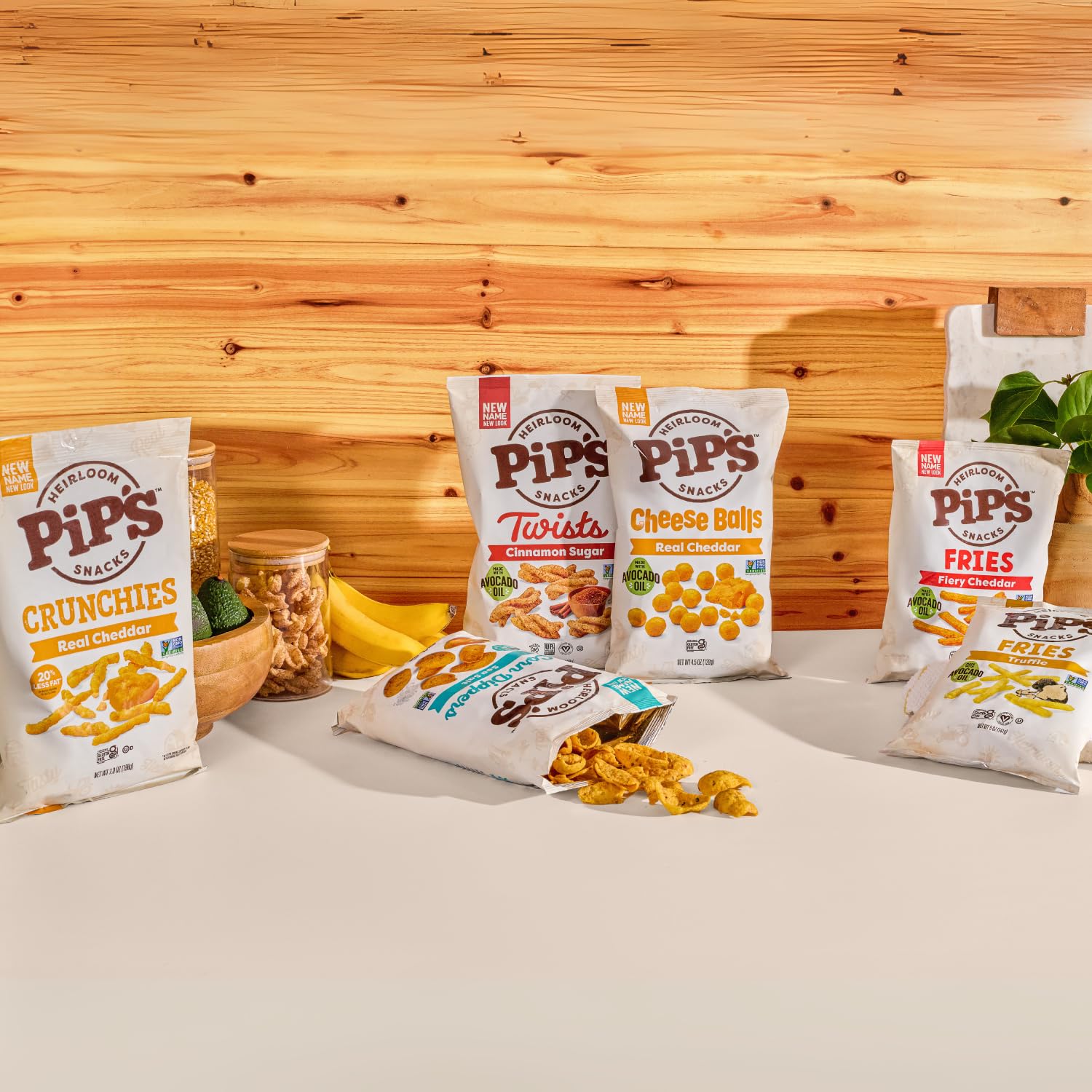 Pipcorn heirloom corn flour ingredient shot demonstrating heritage sourcing benefit